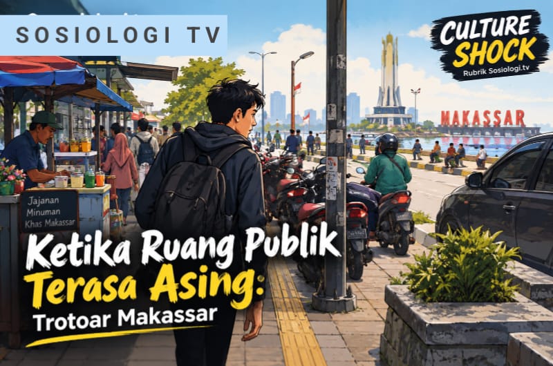 Ketika Ruang Publik Terasa Asing 1: Potret Trotoar Kota Makassar